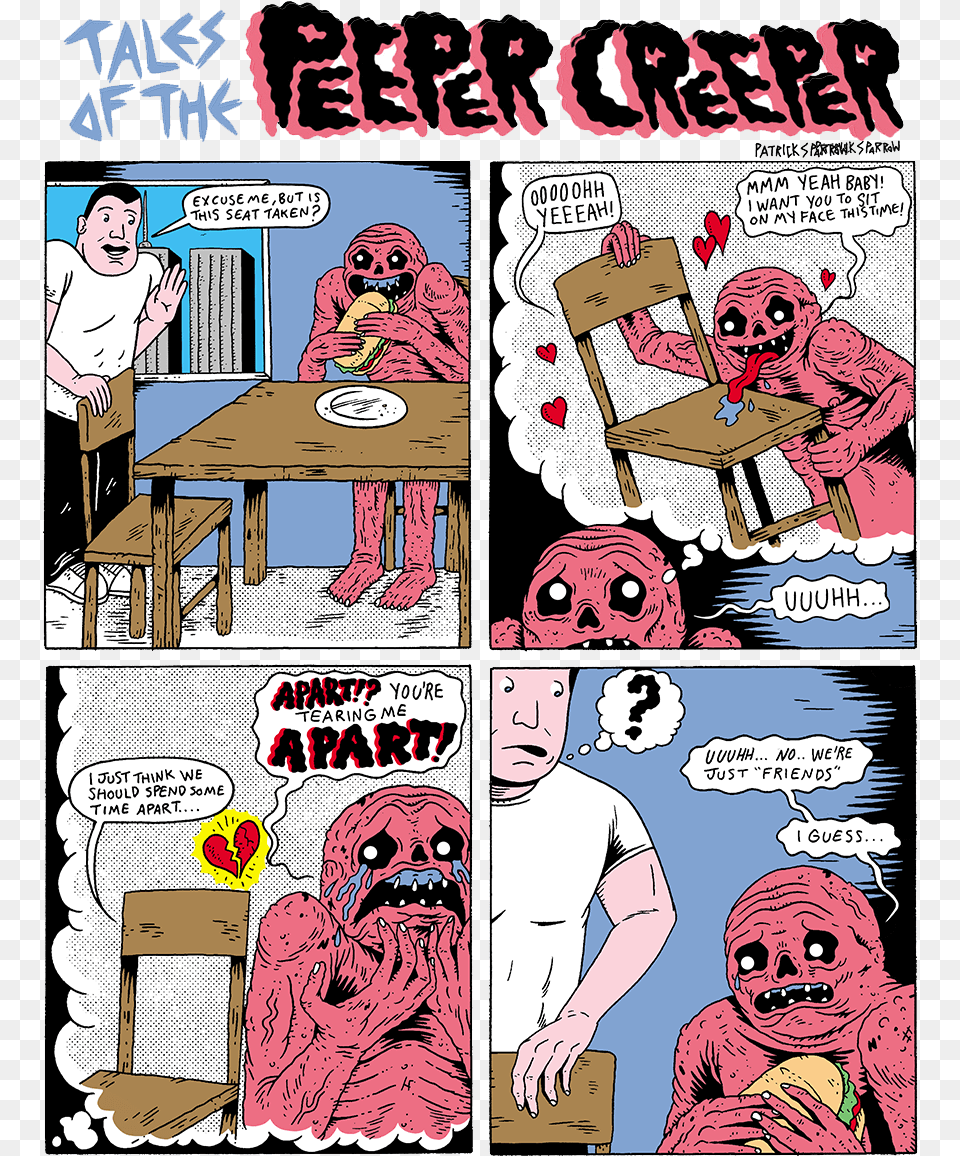 Tales Of The Peeper Creeper By Patrick Sparrow Tales Of Peeper Creeper, Publication, Book, Comics, Person Free Png
