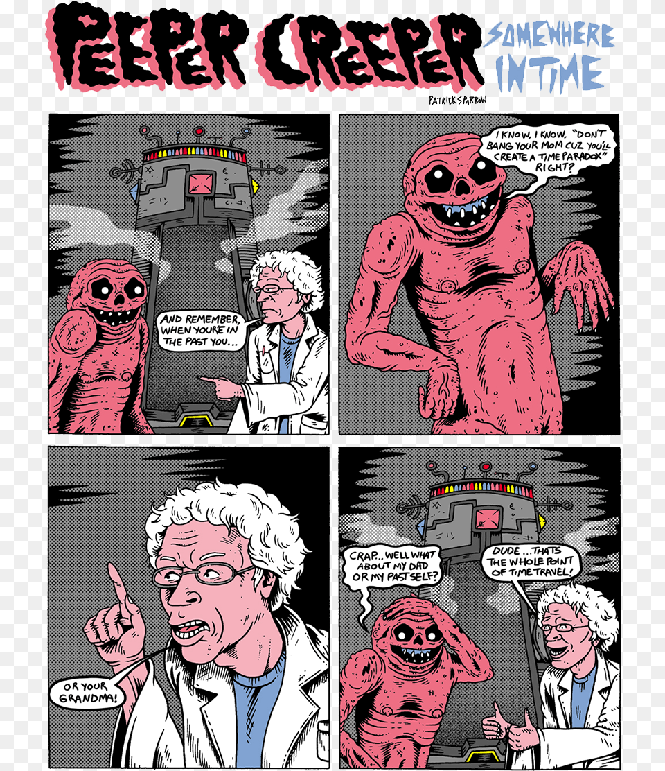 Tales Of The Peeper Creeper By Patrick Sparrow Tales Of The Peeper Creeper, Publication, Book, Comics, Person Png Image