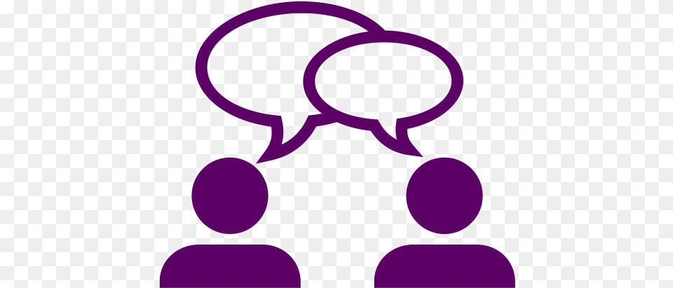 Talk Icon, Purple, Accessories, Earring, Jewelry Free Transparent Png
