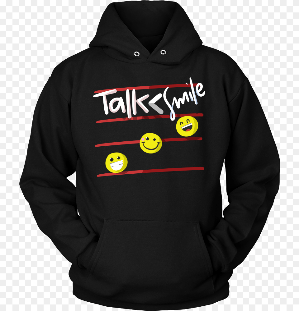 Talk Less Smile More Funny Saying Photograph Hoodie Best Friends Sweatshirts Designs, Clothing, Knitwear, Sweater, Sweatshirt Png Image