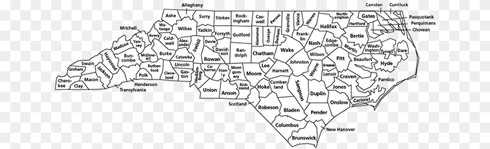 Talk Like A Tar Heel U2013 Unc Chapel Hill Libraries North Carolina By County, Chart, Plot, Map, Diagram Free Png Download