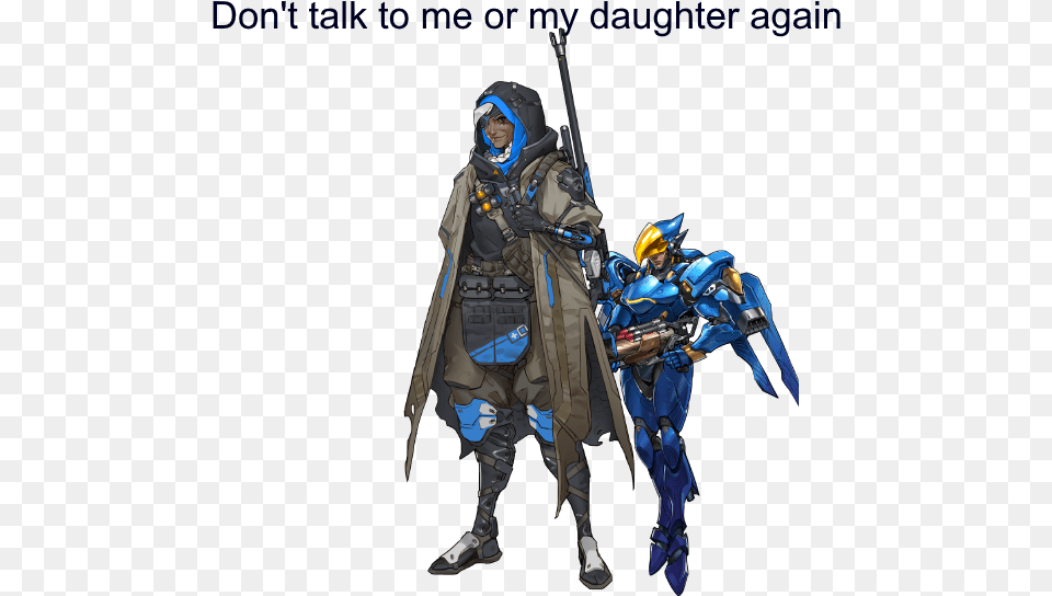 Talk To Me Or My Daughter Again Ana Overwatch Reference Sheet, Adult, Male, Man, Person Free Png