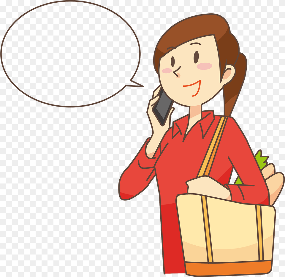 Talking Girl Talking In The Phone Clipart, Baby, Person, Face, Head Free Png Download