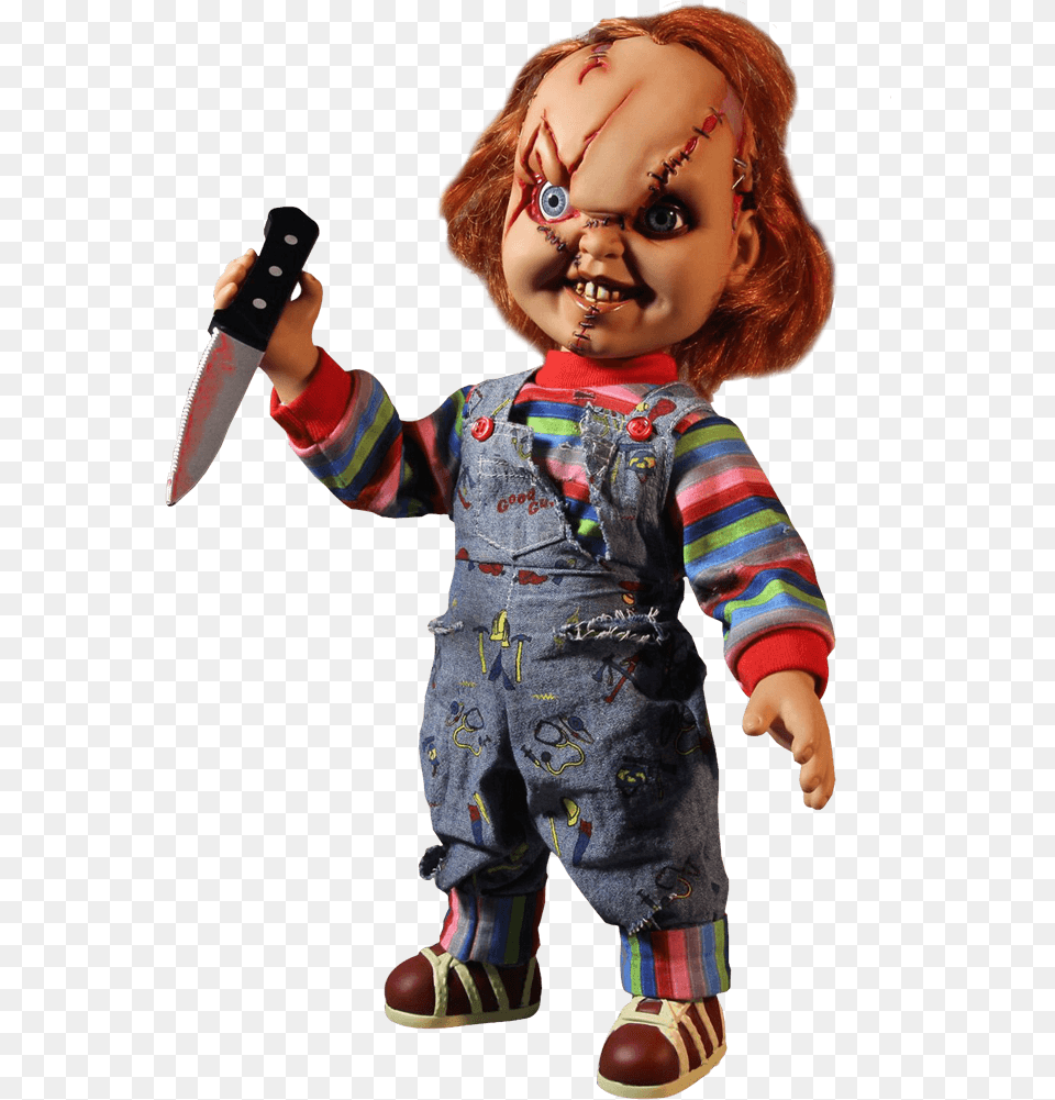 Talking Scarred Chucky Chuck, Baby, Toy, Person, Doll Png Image
