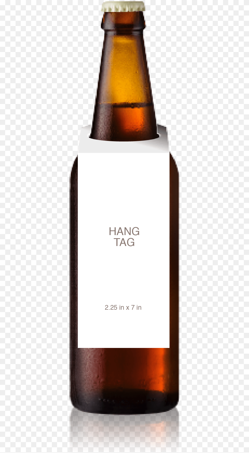 Tall Bottle With A Blank Hangtag From Crushtag Old Worthy Leithers39 Cure For Scurvy Pale Ale Beer, Alcohol, Beer Bottle, Beverage, Liquor Free Png