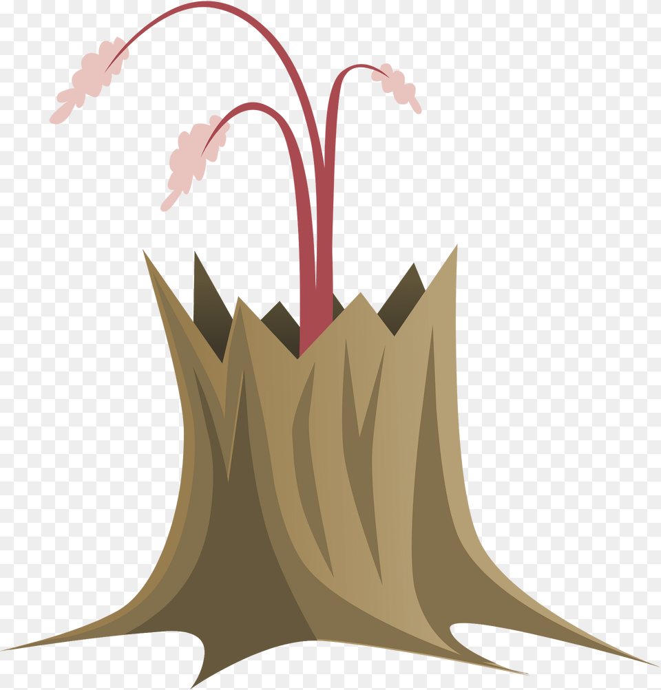 Tall Brown Stump Clipart, Art, Graphics, Plant, Tree Png