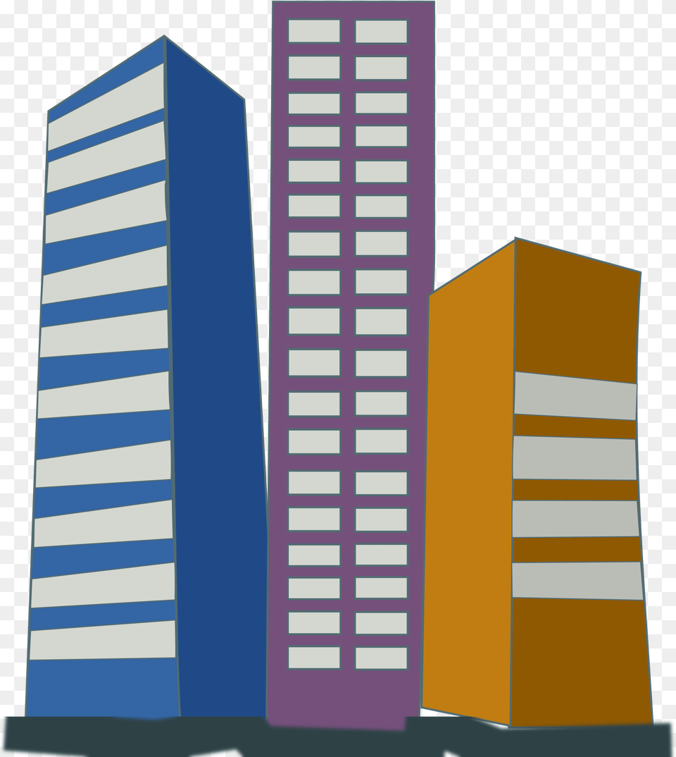 Tall Buildings Clipart, City, Urban, Architecture, Building Png Image