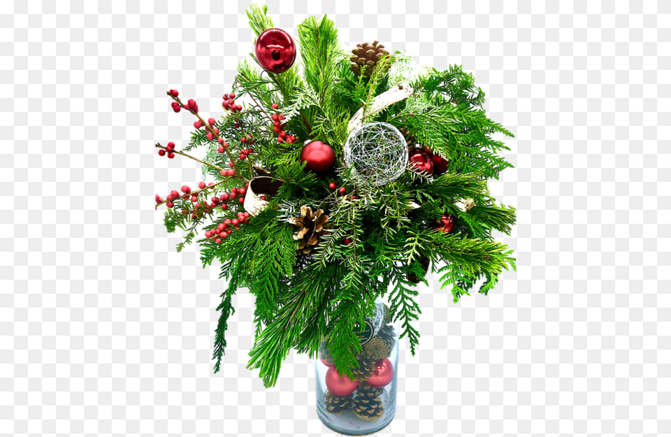 Tall Christmas Centrepiece Christmas Ornament, Flower, Flower Arrangement, Flower Bouquet, Plant Free Png
