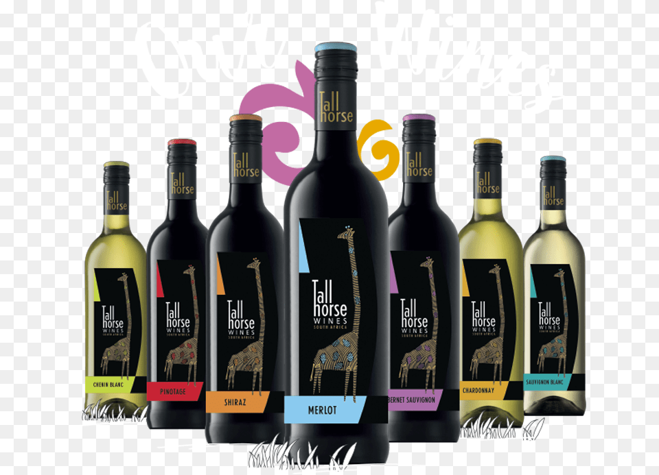 Tall Horse Wine Range, Alcohol, Beverage, Bottle, Liquor Png Image