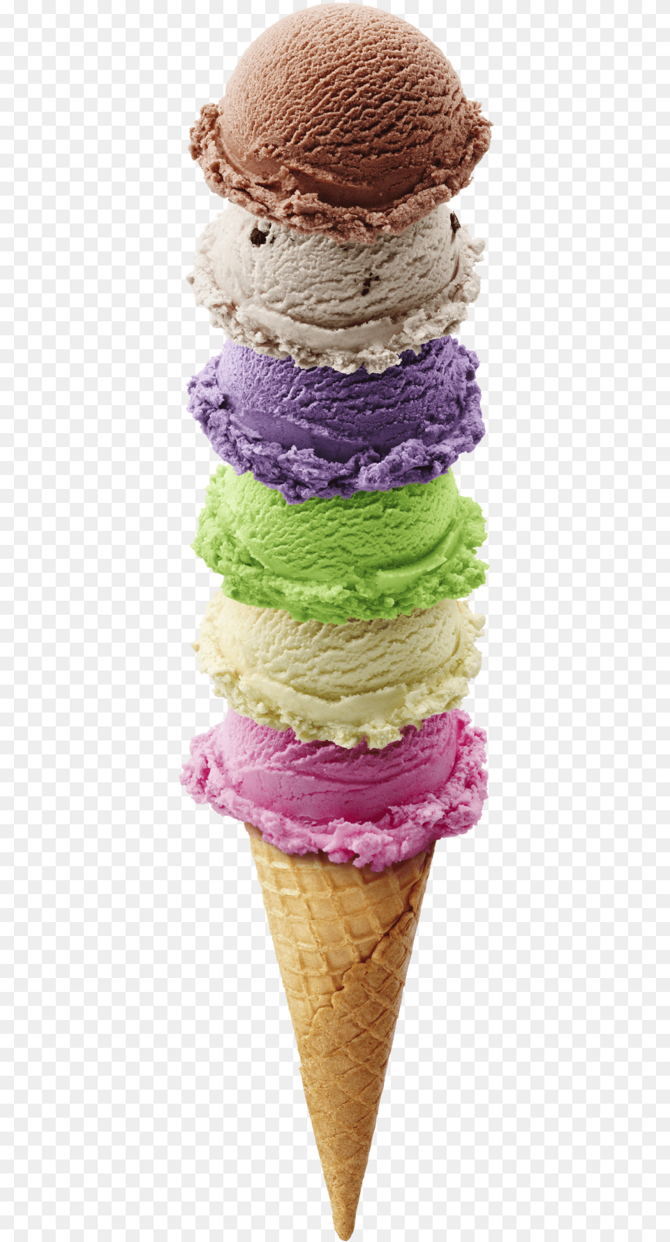Tall Ice Cream Cone, Dessert, Food, Ice Cream, Soft Serve Ice Cream Free Png