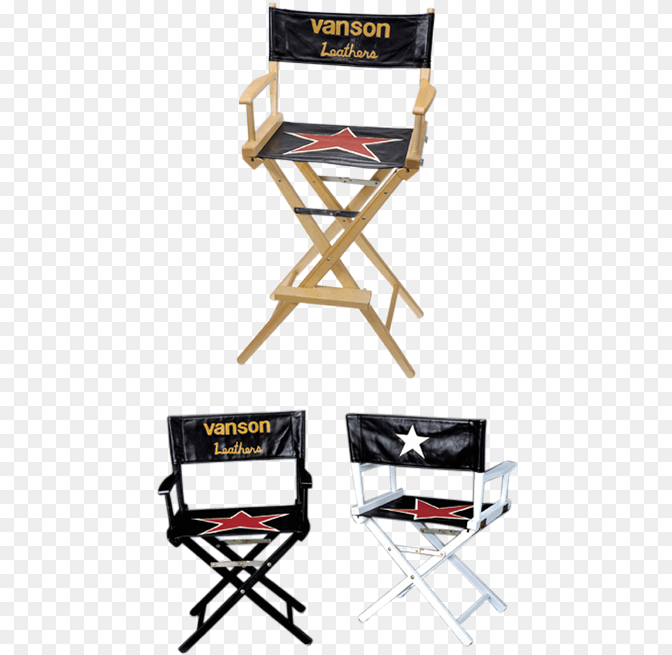 Tall Leather Director Chair Director Chair, Canvas, Furniture Free Transparent Png