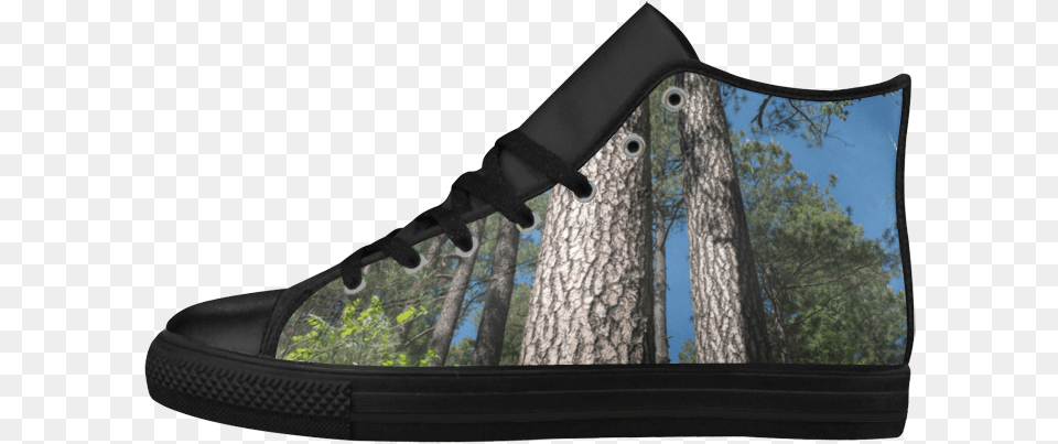 Tall Pine Trees Mt Lemmon Arizona Aquila High Top Microfiber Paisley, Clothing, Footwear, Shoe, Sneaker Free Png Download