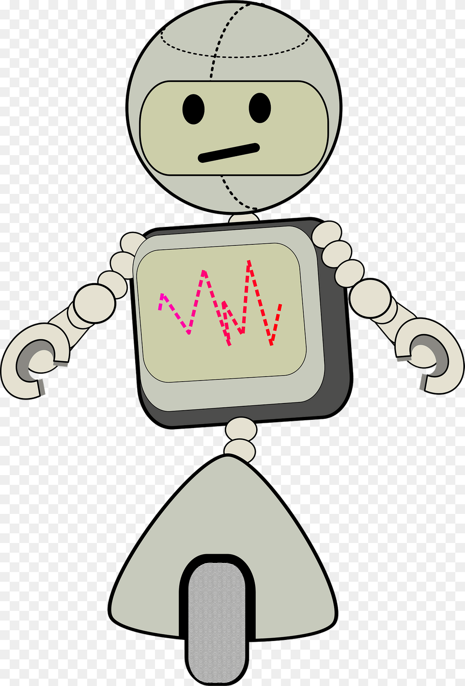 Tall Robot Clipart, Face, Head, Person, Device Free Png Download