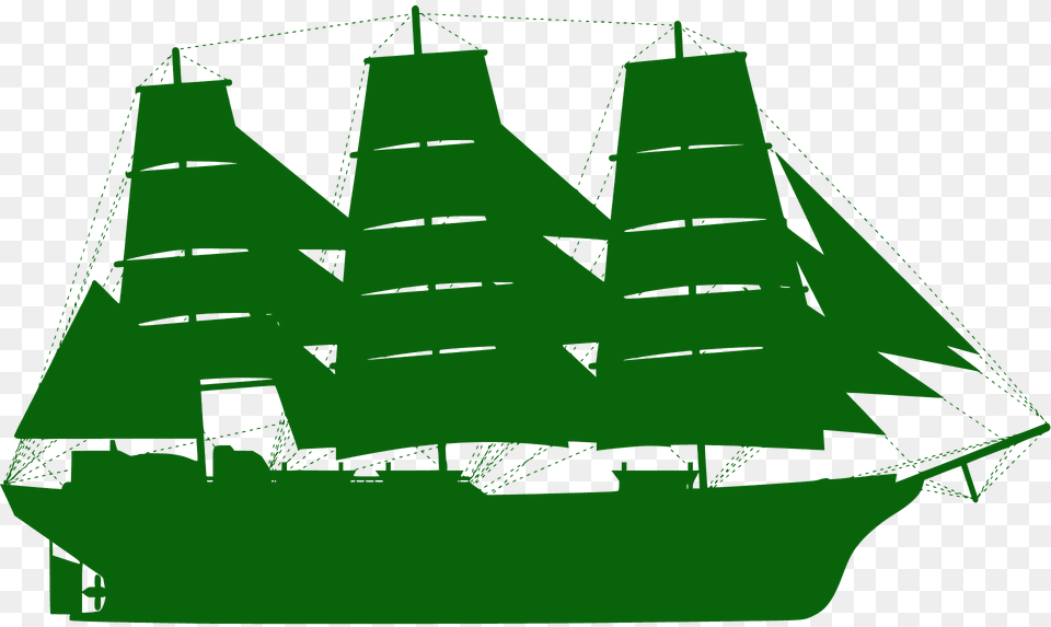 Tall Ship Silhouette, Boat, Sailboat, Transportation, Vehicle Png Image