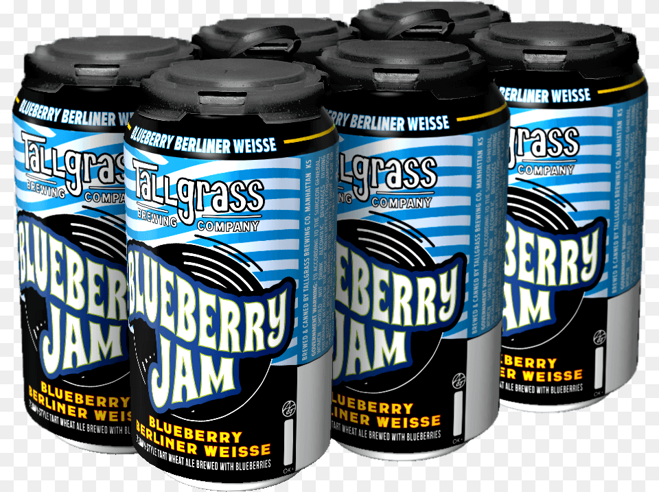 Tallgrass Blueberry Jam Single Can Caffeinated Drink, Alcohol, Beer, Beverage, Lager Free Png Download