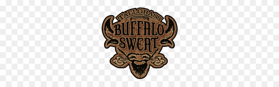 Tallgrass Buffalo Sweat Oatmeal Cream Stout College City Beverage, Badge, Logo, Symbol Png