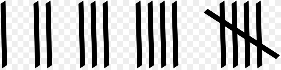 Tally Marks, Gray Free Transparent Png