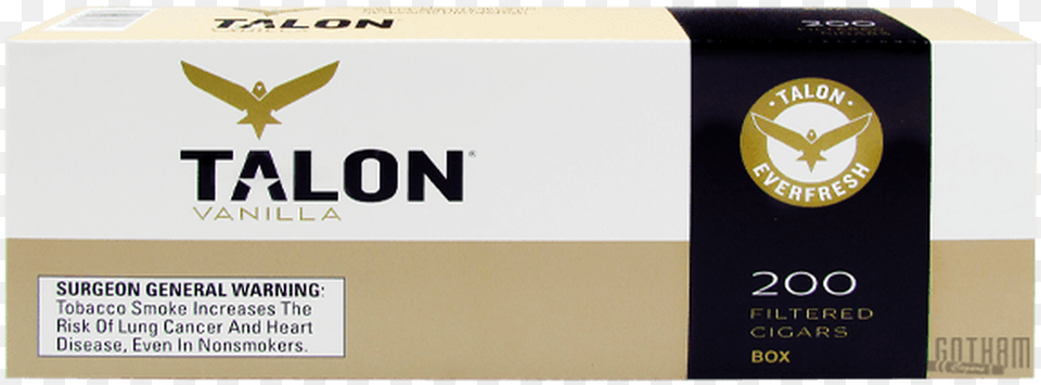 Talon Filtered Cigars Vanilla Box Carton, Cardboard, Logo Free Transparent Png