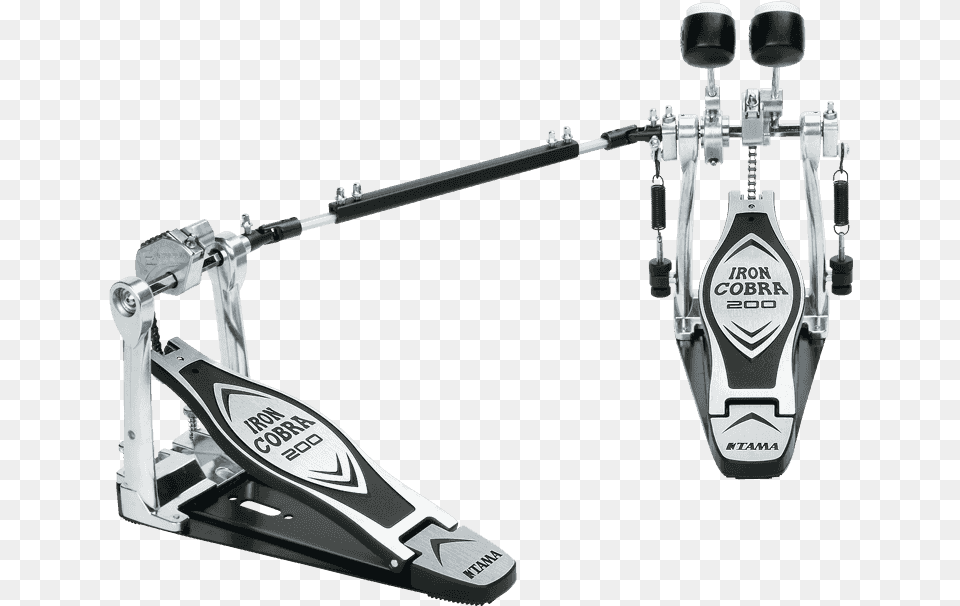 Tama Hp200ptw Iron Cobra 200 Double Bass Pedal Tama 200 Series Hp200ptw Iron Cobra Twin Kick Drum, Device, Grass, Lawn, Lawn Mower Free Transparent Png