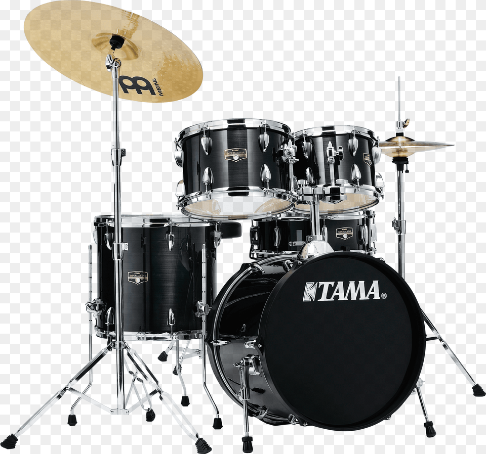 Tama Imperialstar Drum Set Black, Musical Instrument, Percussion Png Image