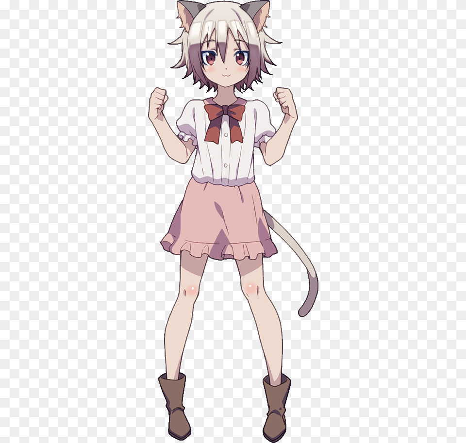 Tama Looks Like A Normal Human Child But With Cat Ears Tama Death March, Publication, Book, Comics, Person Free Png Download