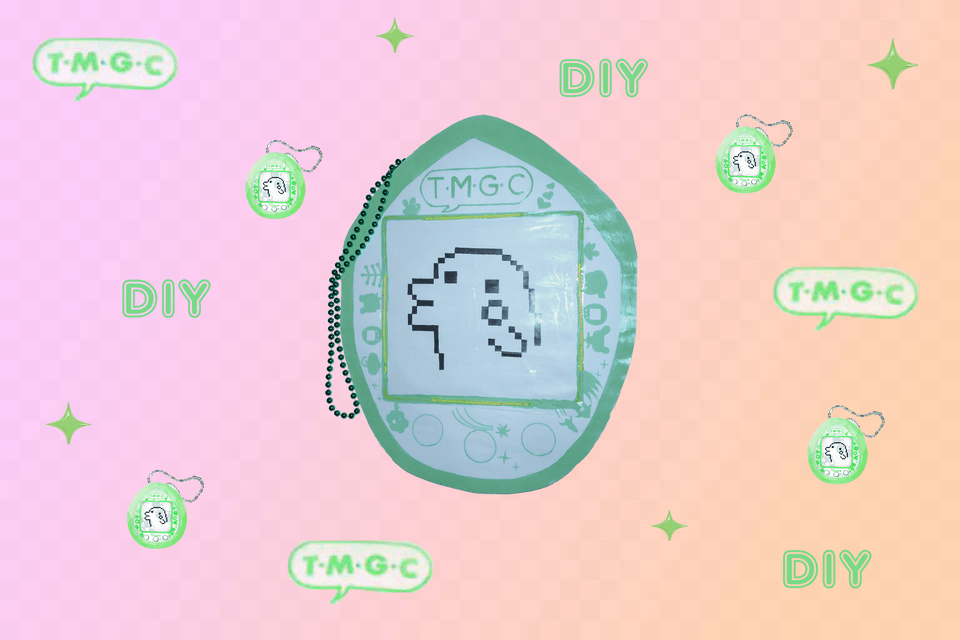 Tamagotchi Costume Child Art, Computer Hardware, Electronics, Hardware, Monitor Free Png Download