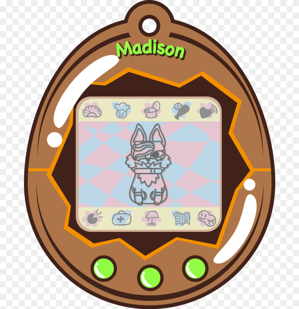 Tamagotchi Madison Digital Cartoon, Disk Free Png