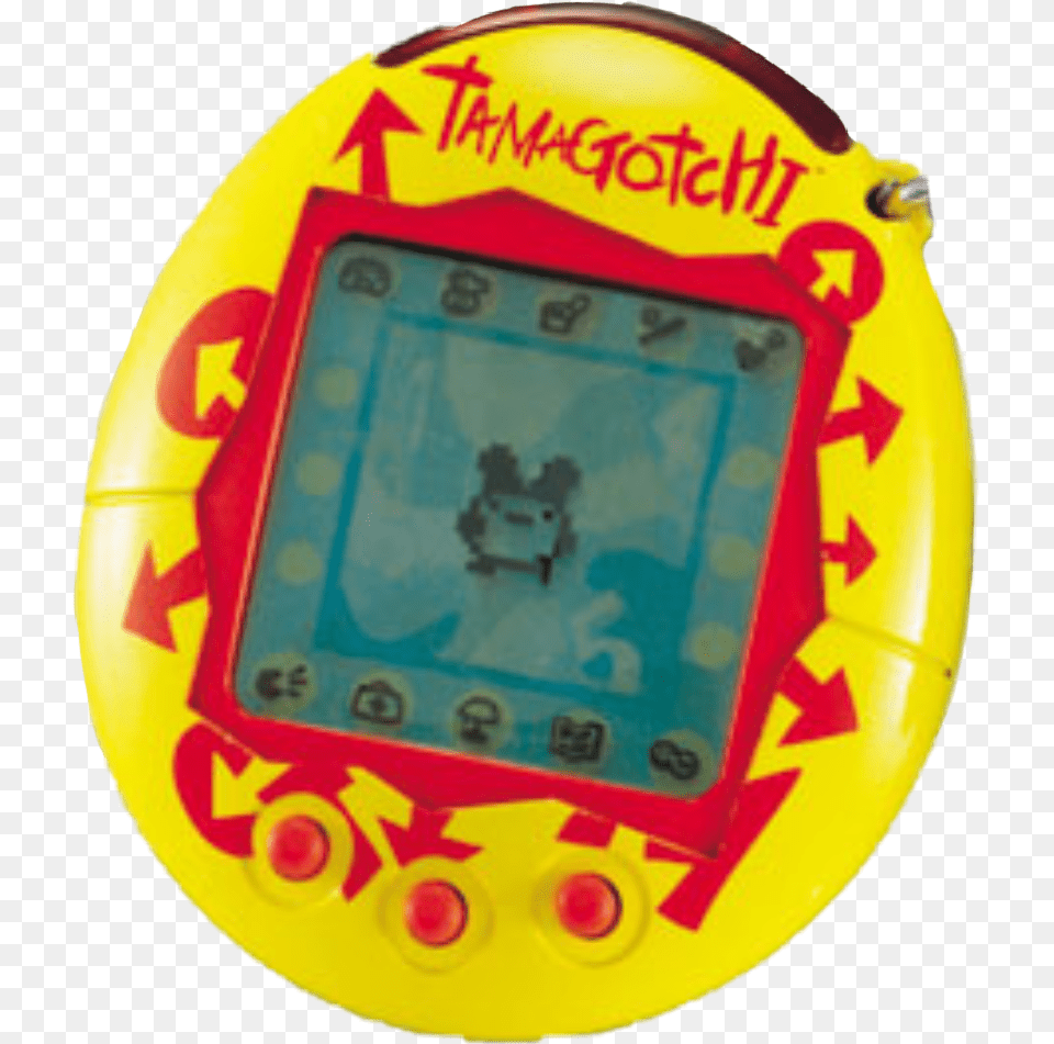 Tamagotchi Tamagotchi Yellow And Red Png Image