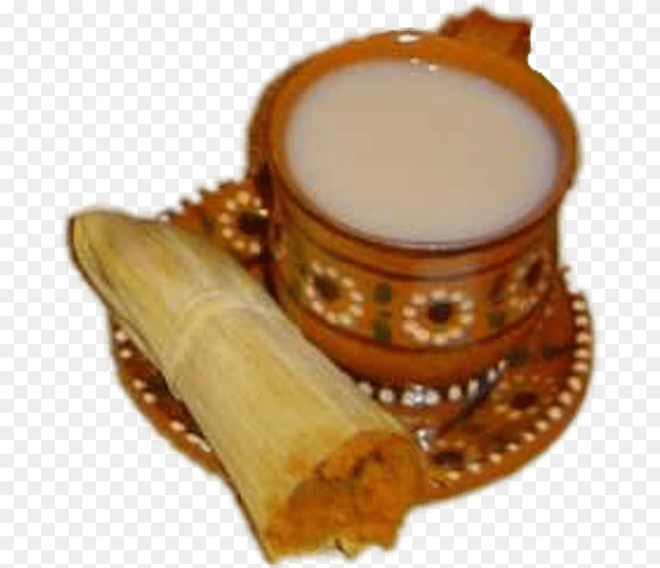 Tamales Atole Y Sticker, Herbal, Herbs, Plant, Cup Png Image