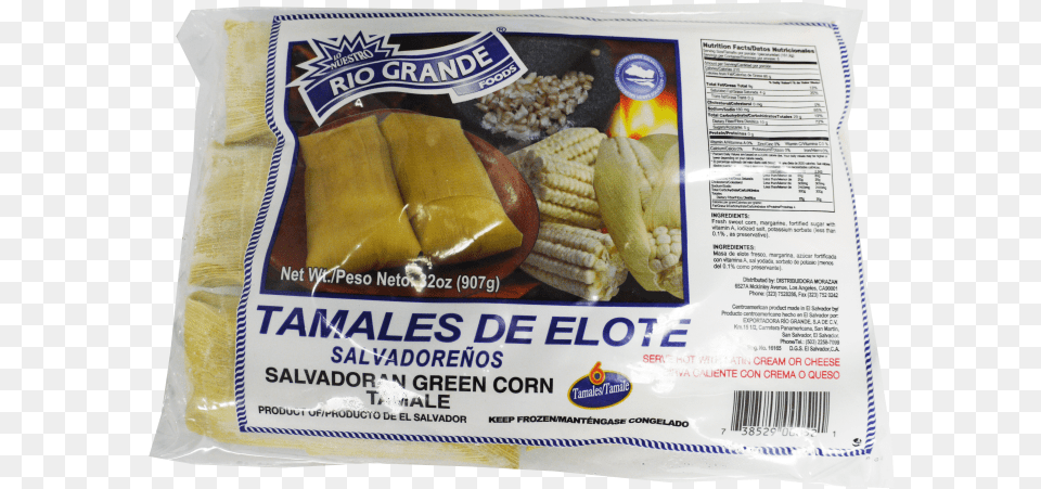 Tamales De Elote Rio Grande Tamal De Elote Goya, Bread, Food Free Transparent Png