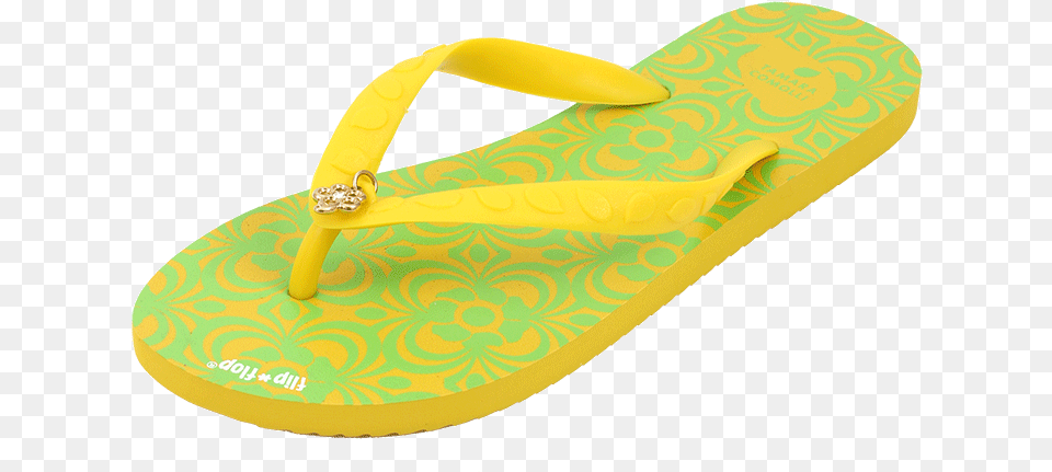 Tamara Comolli Flower Flip Flop In Yellow Flipflops, Clothing, Flip-flop, Footwear Free Png