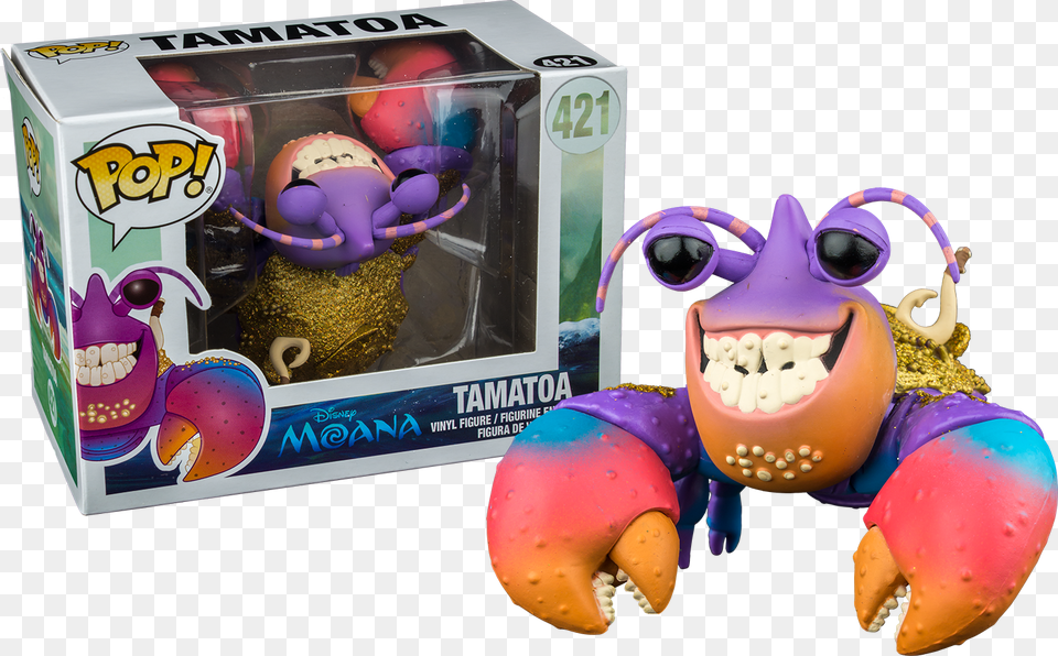 Tamatoa Funko Pop Neon, Figurine, Food, Sweets Free Png