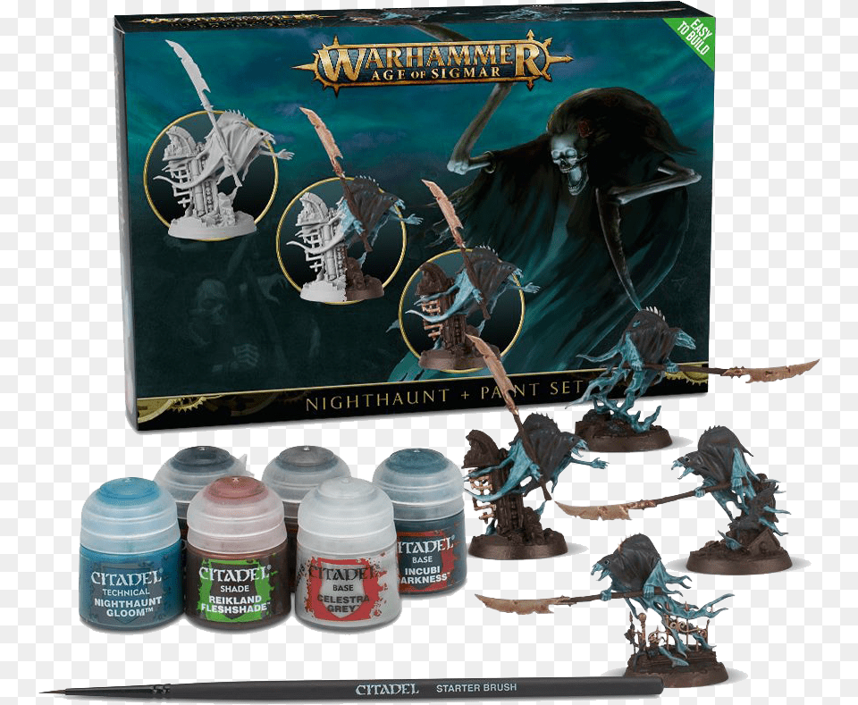 Tambin Viene Una Gua De Pintura Fcil De Seguir Warhammer Nighthaunt Paint Set, Adult, Bride, Female, Person Png Image