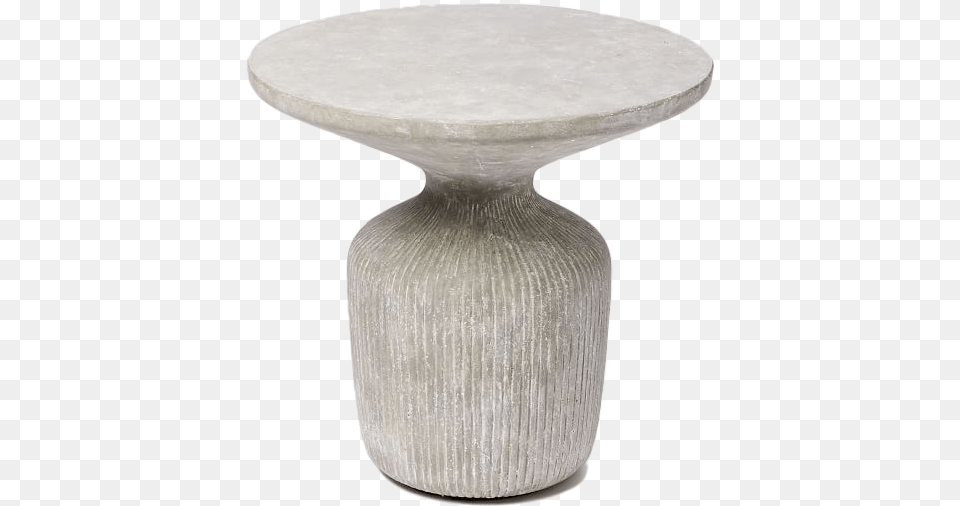 Tambor Concrete Outdoor Drum Side Table Solid, Coffee Table, Furniture, Jar, Pottery Png