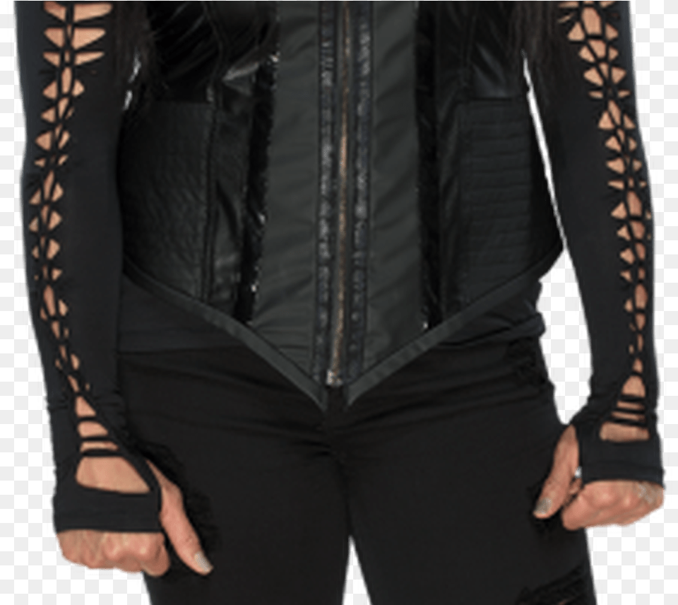 Tamina Tamina Snuka And Lana, Clothing, Coat, Jacket, Long Sleeve Free Png Download