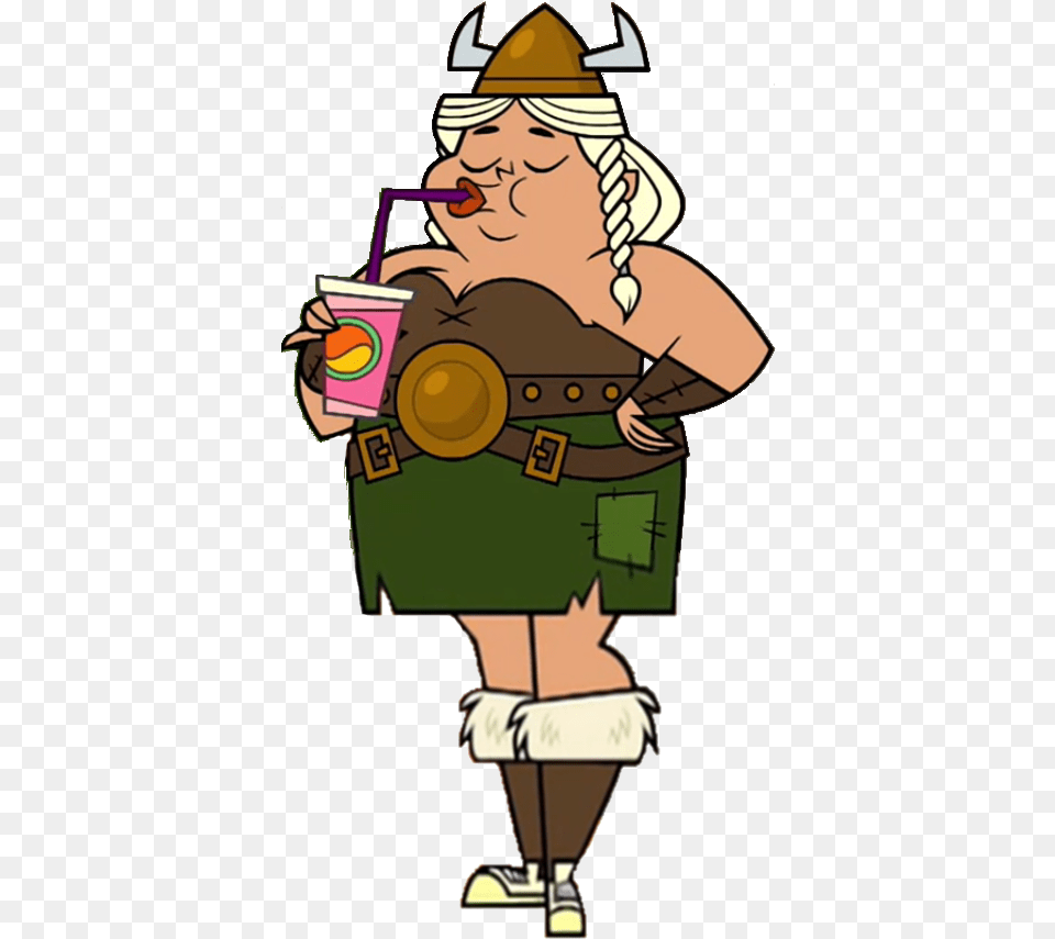 Tammy Drinking Total Drama, Adult, Female, Person, Woman Png Image