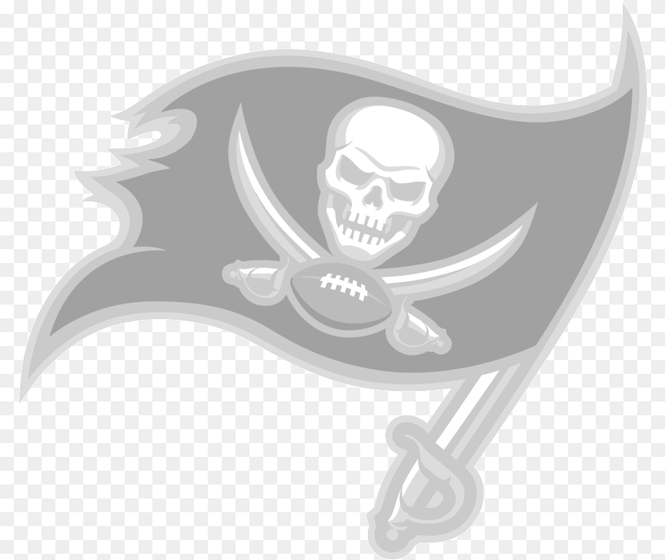 Tampa Bay Buccaneers Logo Transparent Grey Transparent Tampa Bay Buccaneers Logo, Face, Head, Person, Pirate Png Image