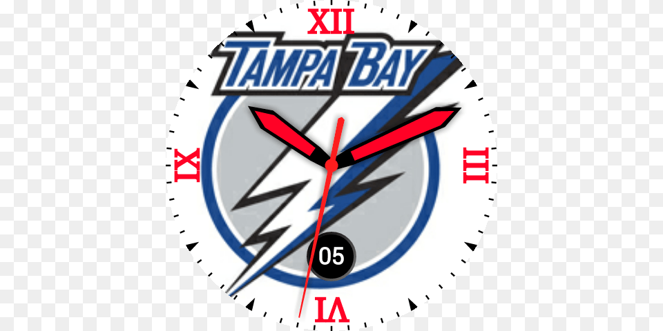 Tampa Bay Lightning Tampa Bay Lightning 2011 Logo, Analog Clock, Clock Png Image