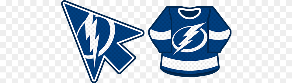 Tampa Bay Lightning Tampa Bay Lightning New, Clothing, Shirt, Emblem, Symbol Png Image