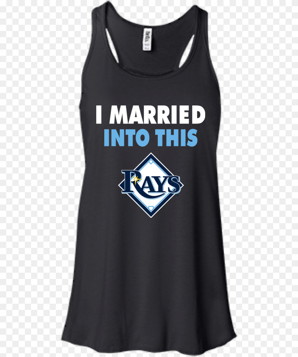 Tampa Bay Rays T Shirts I Married Into This Hoodies Never Underestimate A Woman Who Watches Supernatural, Clothing, Tank Top, T-shirt, Shirt Png Image