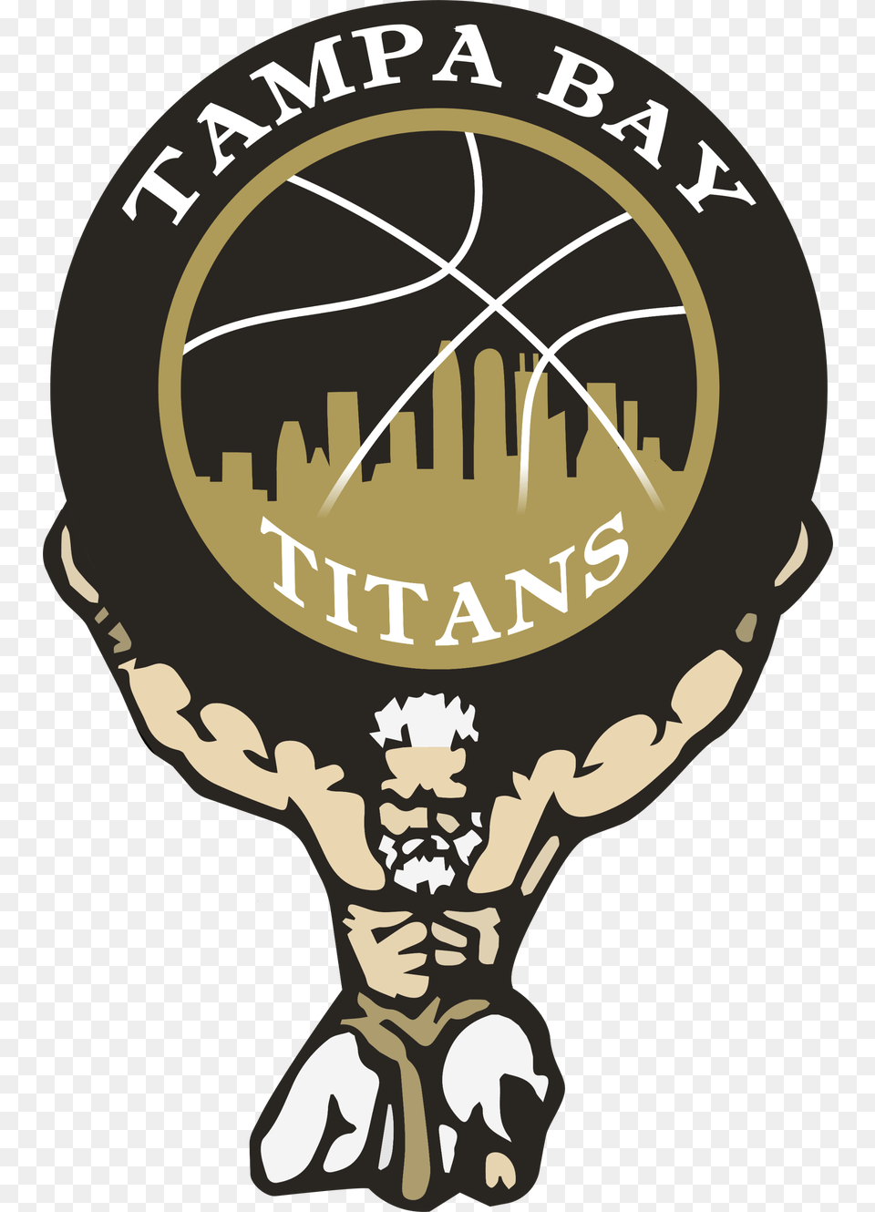 Tampa Bay Titans Logo, Emblem, Symbol, Person, Badge Free Png Download