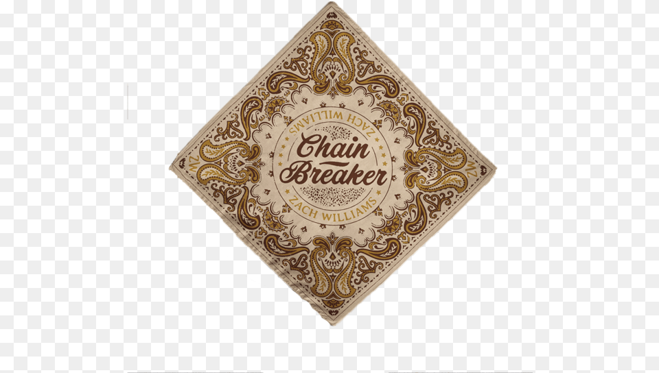 Tan Chain Breaker Bandana Label, Pattern, Art, Graphics, Floral Design Free Transparent Png