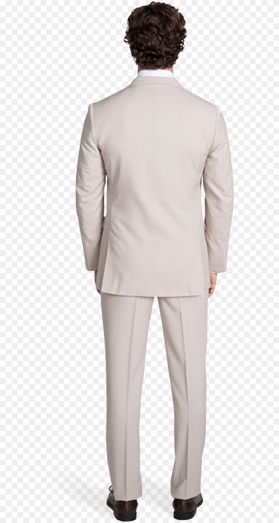 Tan Notch Lapel Suit Men Suit Back View, Tuxedo, Clothing, Formal Wear, Home Decor Png Image