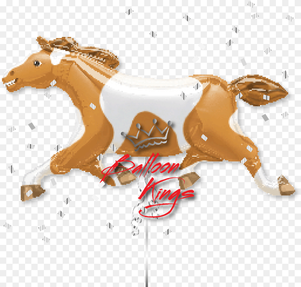 Tan White Horse Horse Shaped Balloon Meme, Animal, Mammal, Baby, Person Free Png