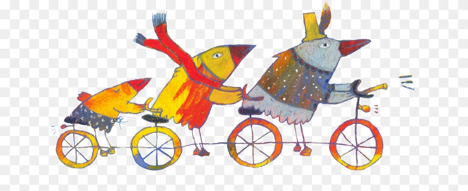 Tandem Carriage, Machine, Spoke, Animal, Bird Free Png Download