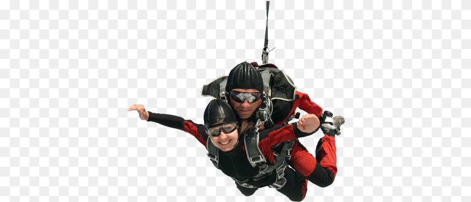 Tandem Skydiving Extreme Sport, Hand, Person, Body Part, Finger Free Transparent Png