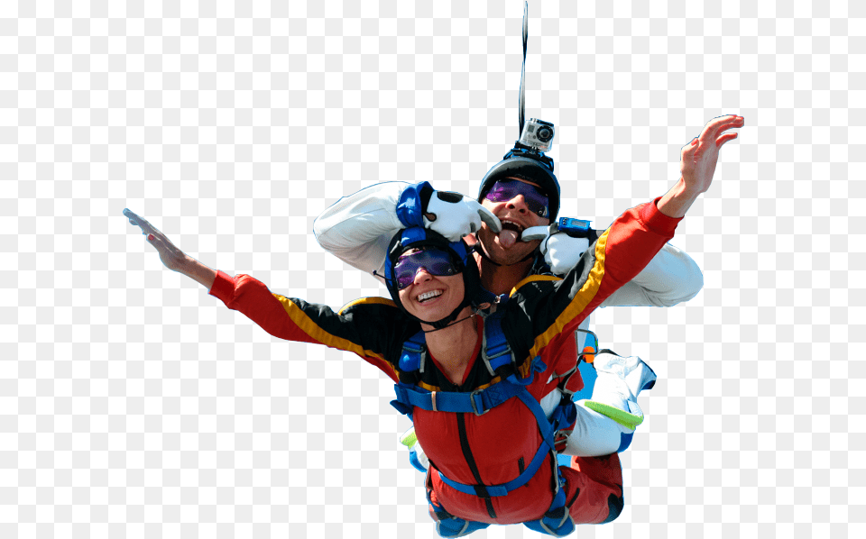 Tandem Skydiving Skydiver, Vest, Lifejacket, Clothing, Person Png Image