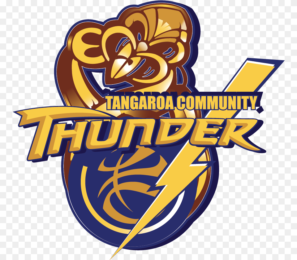 Tangaroa Community Thunder Emblem, Logo, Symbol, Badge, Dynamite Free Png