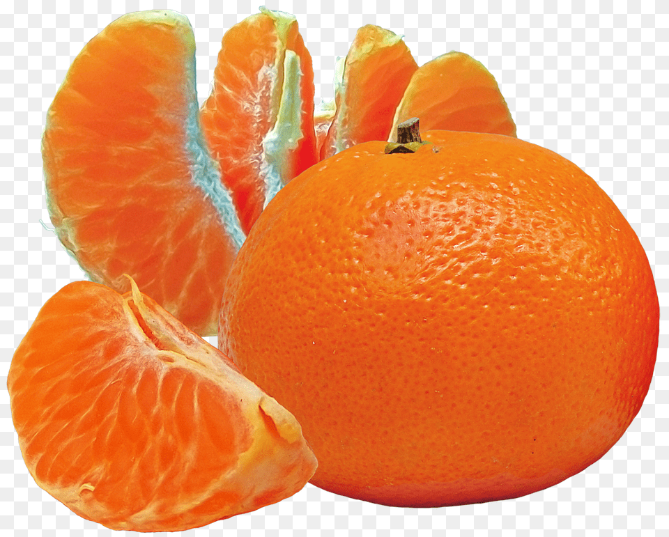 Tangerine And Slices, Citrus Fruit, Food, Fruit, Grapefruit Free Png