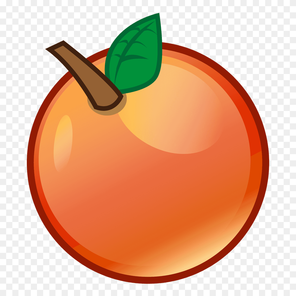 Tangerine Emoji Clipart, Food, Fruit, Plant, Produce Png